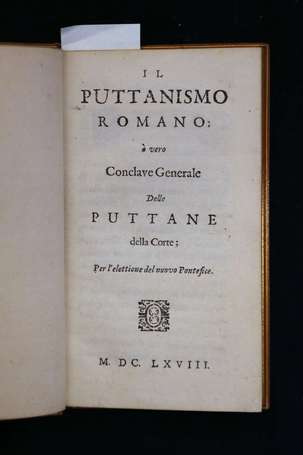 [LETI (Gregório)] - Il Puttanismo romano: ò vero 