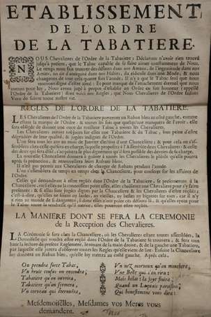 Anonyme - LE TABAC, Épitre de Zerlinde à Marianne.