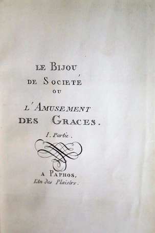 [CURIOSA] - Le Bijou de Société ou l'Amusement des