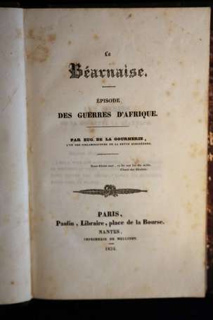 LA GOURNERIE (Eugène de) - La Béarnaise. Épisode 