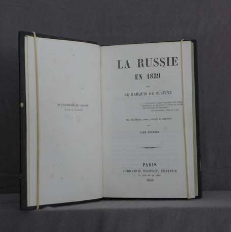 [RUSSIE] - CUSTINE (Astolphe, marquis de) - La 