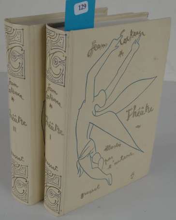 COCTEAU Jean - Théâtre. P., Grasset 1957, 2 forts 