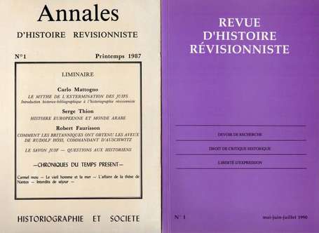 Histoire - Annales d'Histoire Révisionniste. 