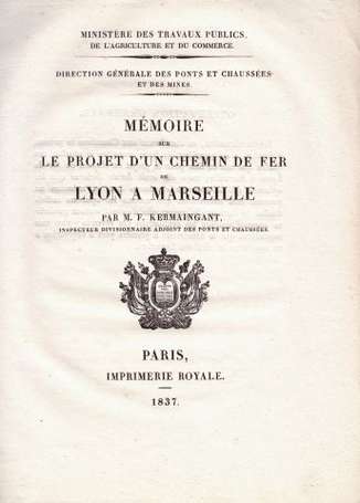 KERMAINGANT Mathurin-François - Mémoire sur le 