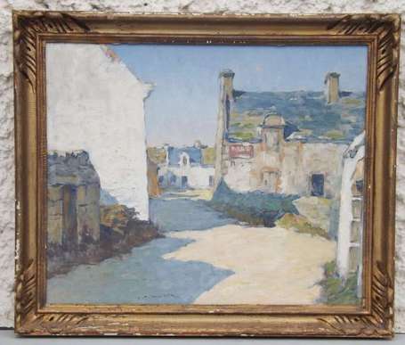 Guinegaut Georges Pierre 1893- Rue de village 