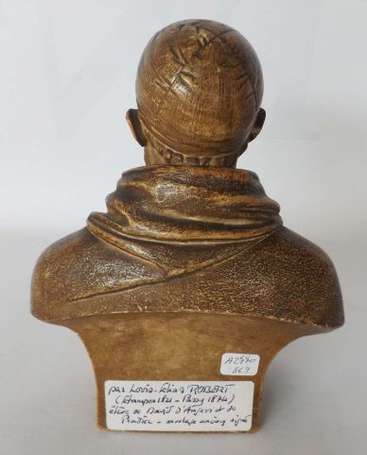 Robert Louis Elias 1821-1874 Buste de Rabelais 
