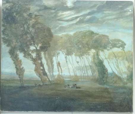 Ottevaere Henri (1870-1944) Paysage flamand sous 