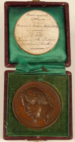 Médaille de table , Second Empire , comice 