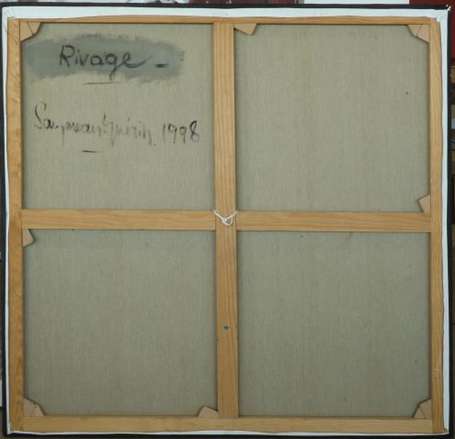 Sauzereau-Guerin Simone 1933- Rivage Huile sur 
