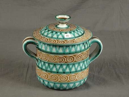 Robert PICAULT (1919-2000) Vallauris - Pot couvert