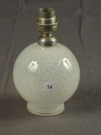 MURANO - Pied de lampe boule en verre soufflé 