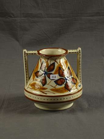 Alphonse MOUTON (1930-1980) - Vase en céramique à 