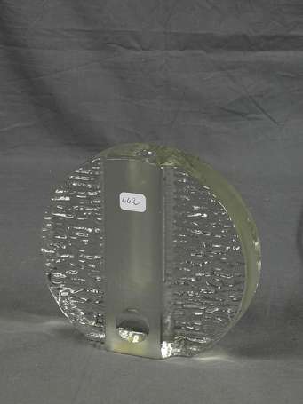 WALTHER DESIGN - Vase soliflore en verre moulé 