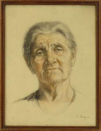 PENAT Lucien (1873-1955) - Portrait de femme. 