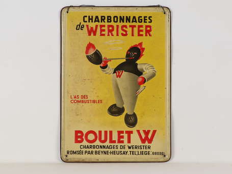 BOULET W / Charbonnages de Werister : Tôle 