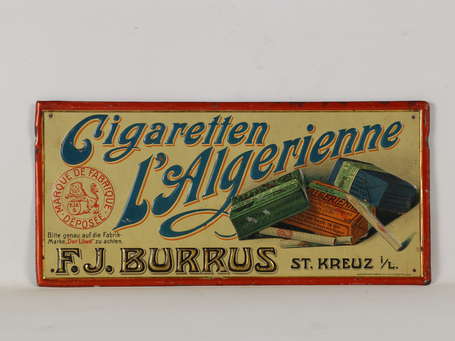 CIGARETTEN L'ALGÉRIENNE / F.J Burrus / St.Kreisler