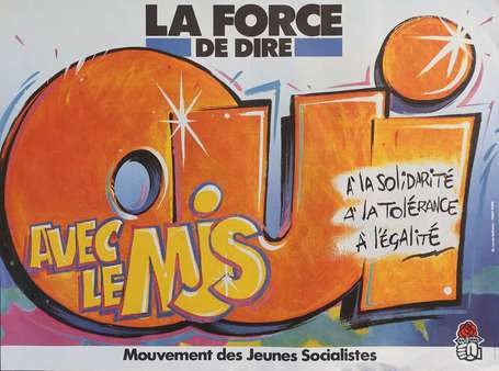 PS - Mouvement des Jeunes Socialistes - 2 affiches