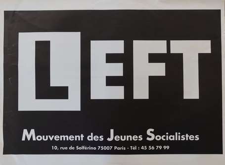 PS - Mouvement des Jeunes Socialistes - 8 affiches