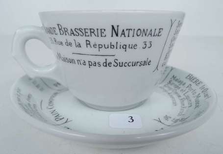 ABSINTHE : Tasse à café de la Grande Brasserie 