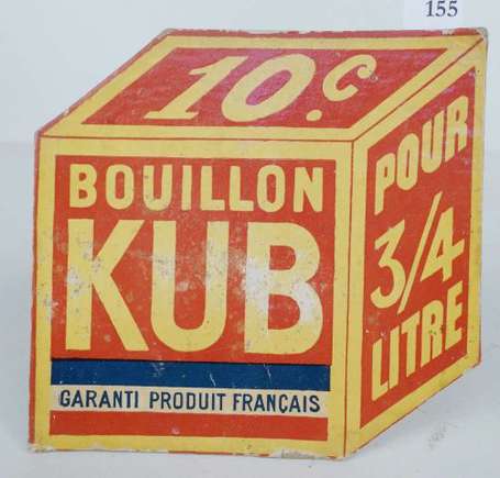 BOUILLON KUB  Carton d'épicerie en découpe, avec 