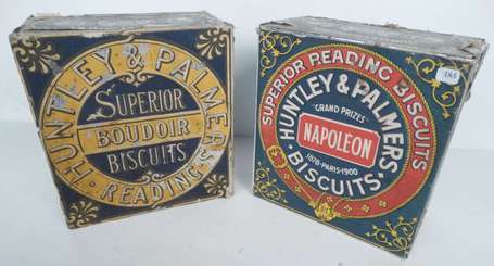 HUNTLEY & PALMERS - 2 grandes boîtes de biscuits 