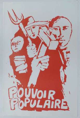 MAI 68 : Lot de 4 affiches (32x48 cm) : Pouvoir 