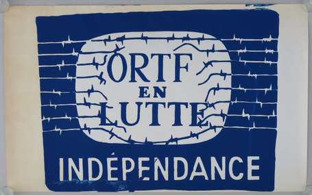 MAI 68 - ORTF EN LUTTE INDEPENDANCE - Affiche en 