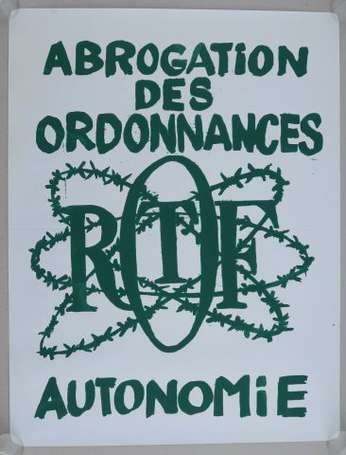 MAI 68 - ABROGATION DES ORDONNANCES OTRF AUTONOMIE