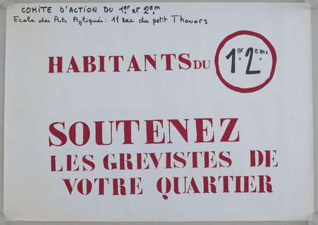 MAI 68 - HABITANTS DU 1er ET DU 2ème SOUTENEZ LES 