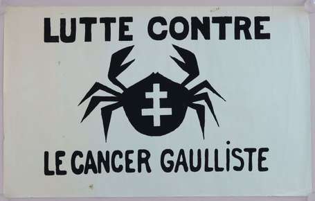MAI 68 - LUTTE CONTRE LE CANCER GAULLISTE - 