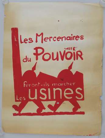 MAI 68 - LES MERCENAIRES DU POUVOIRS FERONT-ILS 