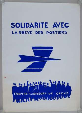 MAI 68 - SOLIDARITE AVEC LES POSTIERS CONTRE LES 