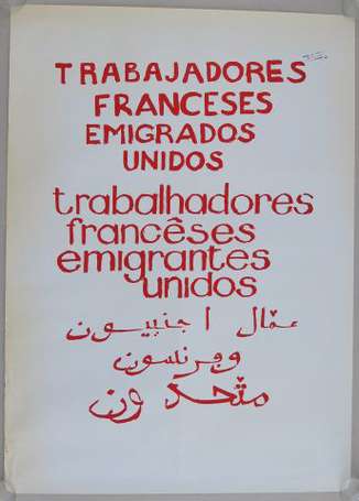 MAI 68 - TRABADORES FRANCESES EMIGRADOS UNIDOS - 