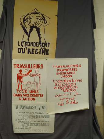 MAI 68 - lot de 6 affiches - Nous irons jusqu'au 