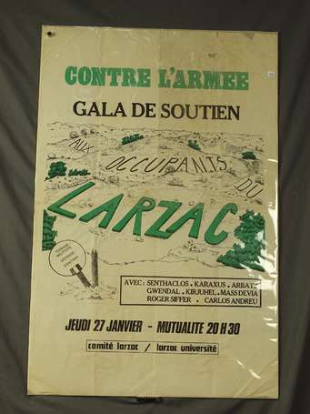 CONTESTATION - Affiche Contre l'armée - Gala de 