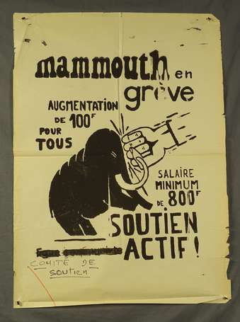CONTESTATION - Mammouth en grève / Soutien actif !