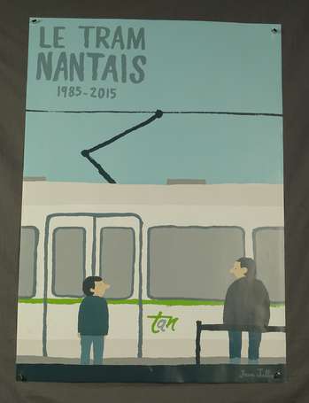 JEAN JULLIEN - Le tram nantais 1985-2015 - affiche