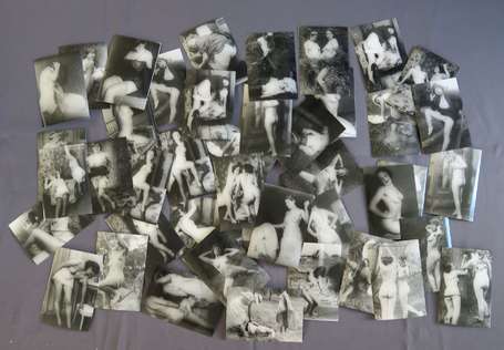 CURIOSA - 45 photos de nus noir et blanc 8x12 cm 