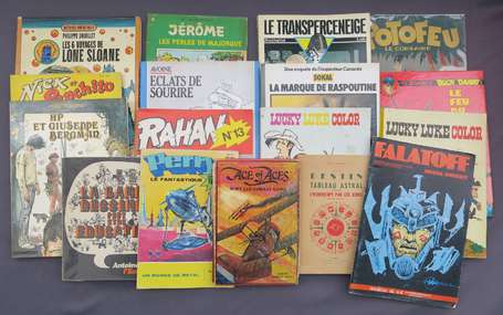 BD - Ensemble de 17 livres et bandes dessinées 