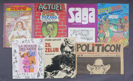BD - Ensemble de 7 magazines et bandes dessinées 