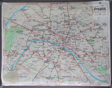 PARIS - Carte Taride - Nouveau plan avec toutes 