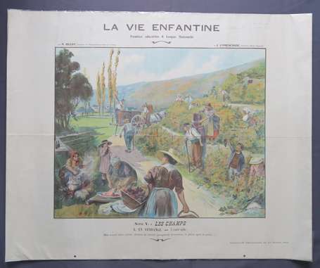 Georges DUTRIAC (1866-1958) - Affiche scolaire LA 