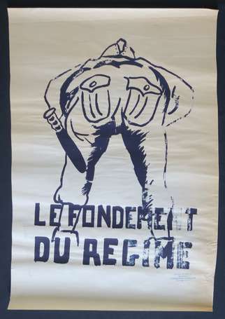 Affiche - MAI 68 - LE FONDEMENT DU POUVOIR - 