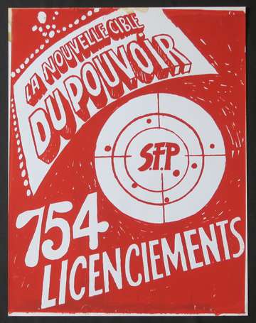 Affiche - ORTF - 1978 - Lutte pour le maintien de 