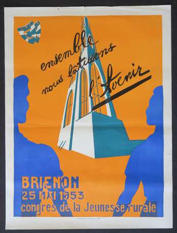 Affiche - BRIENON (Yonne) - 1953 - Congrès de la 