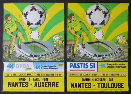 Affiche - FOOTBALL - Matchs du FC Nantes des 4 