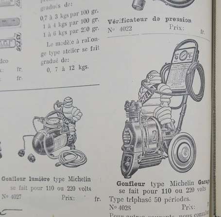 MICHELIN : Catalogue du Comptoir Cycliste 