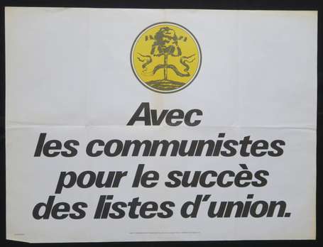 PARTI COMMUNISTE PCF - Lot de 9 affiches 