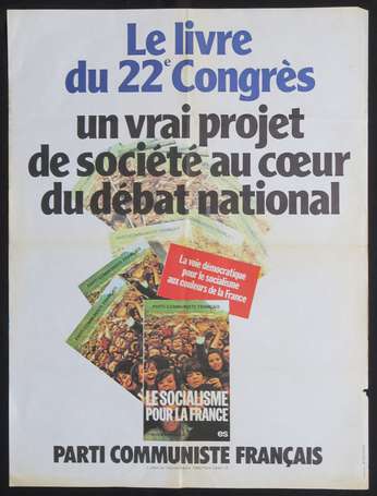 PARTI COMMUNISTE PCF - Lot de 9 affiches 