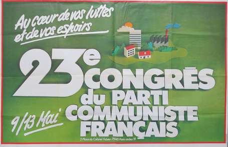 PARTI COMMUNISTE PCF  - 1970 - 23ème congrès  - 
